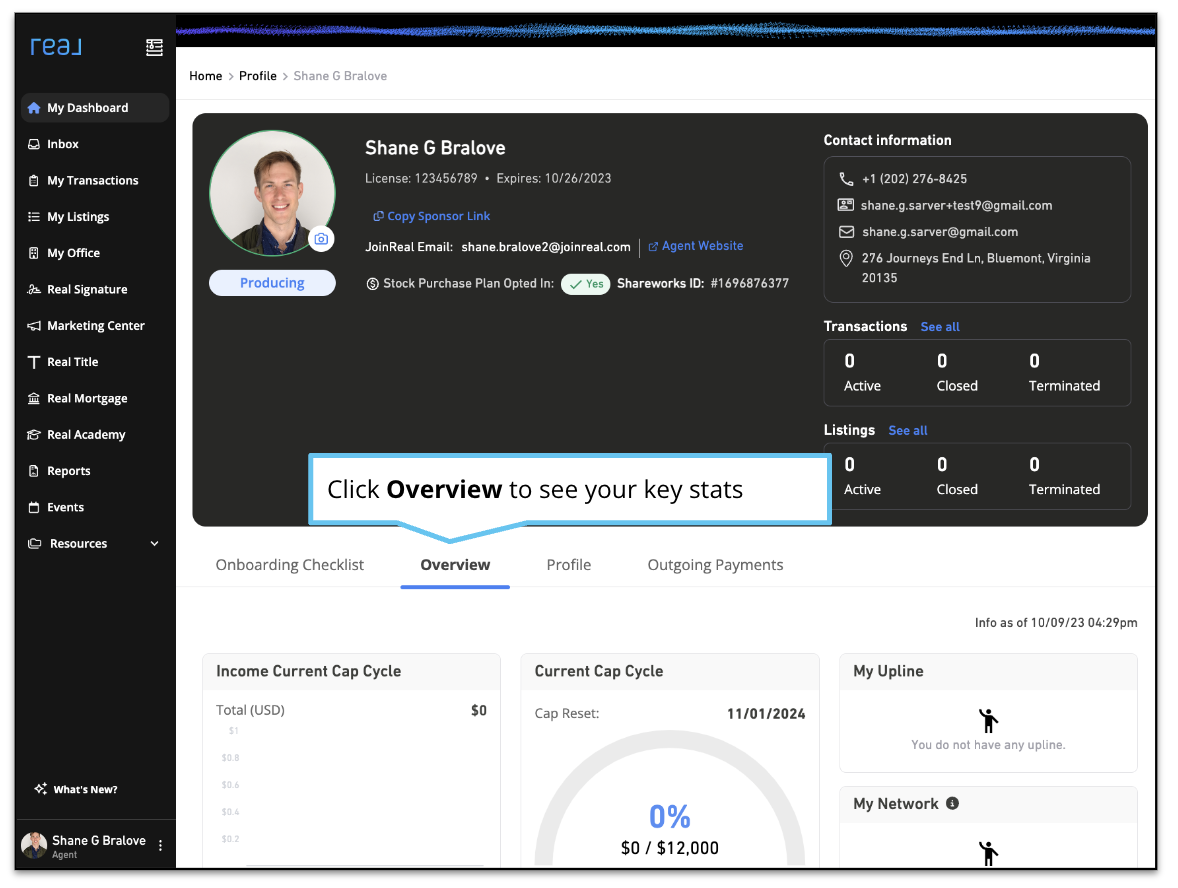How do I change my tax information? Real