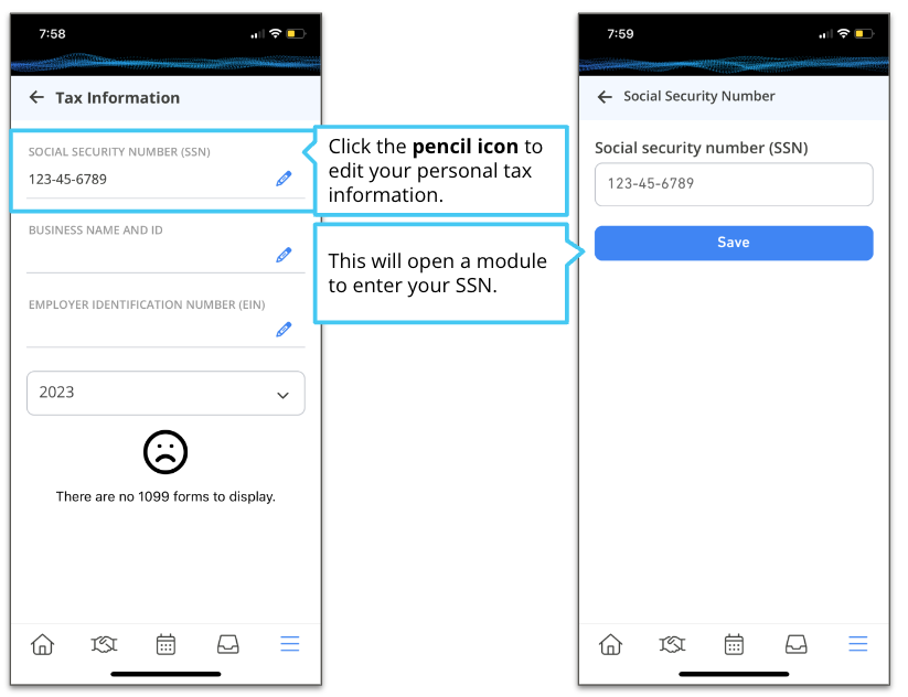 How do I change my tax information? Real